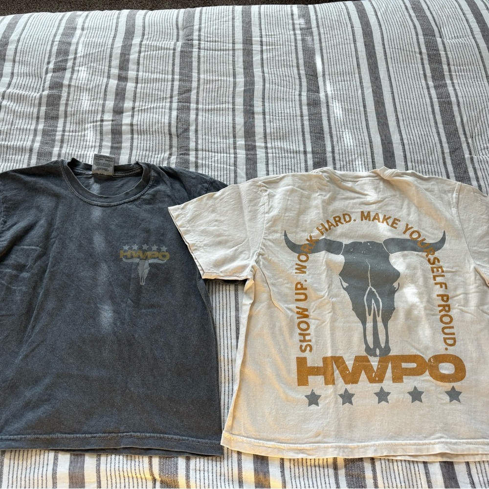 HWPO CROSSFIT crop tees size Small